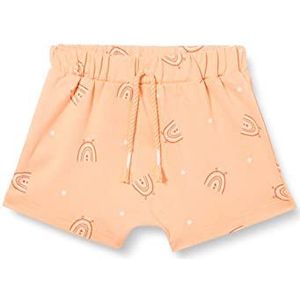 United Colors of Benetton Bermuda 30HPAF011 Shorts, zalmroze 81M, 56 meisjes, Roze zalm met patroon 81 m