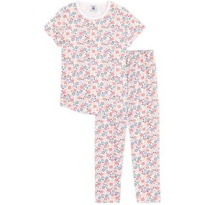 Petit Bateau Ciao Mcjl Nachtkleding voor meisjes, Marshmallow/Multico, 24 Maanden