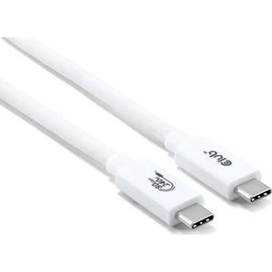 CLUB3D USB 80Gbps Certified 240W 8K240Hz Type-C® 1.2m / 3.94ft White Cable