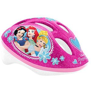 Stamp Girls helm met verstelbare taille-instellingen (ca. 53-56 cm) -Princess Disney fietshelm, roze, S