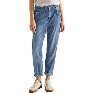 Street One Loose jeansbroek voor dames, Heritage Mid Indigo Wash, 27W x 28L