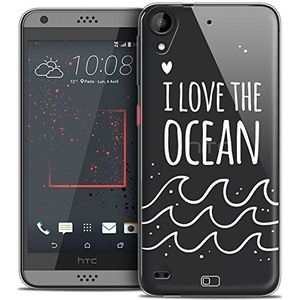 Caseink - Hoes Beschermhoes voor HTC Desire 530/630 [Crystal Beschermhoes Case Gel HD Collectie Summer Design I Love Ocean - Flexibel - Ultra dun - Gedrukt in Frankrijk]