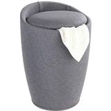 Hocker Candy Grey Leinenoptik