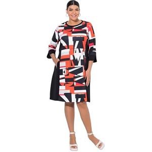 gs1 data protected company 4069787000005 Punto-jurk voor dames, bedrukte jurk, paprika, 42-44