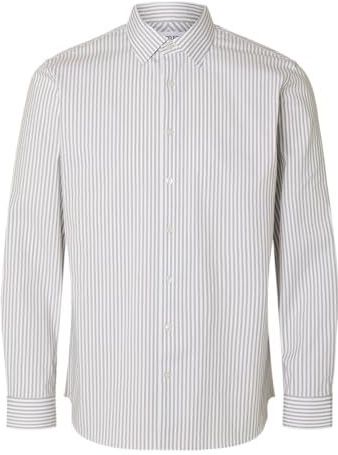 Overhemd - Slim Fit - Blauw - 60% Biologisch Katoen