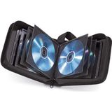 Hama CD/DVD/Blue-ray Wallet Nylon Voor 20 Stuks - Audio Accessoire Zwart