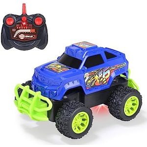 Dickie Toys - RC Monstertruck Rep Attack - op afstand bestuurde auto voor kinderen vanaf 6 jaar met afstandsbediening (2-kanaals FS, 2,4 GHz) en batterijen, 15,5 cm, tot 10 km/u
