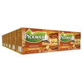 Pickwick Rooibos Thee Variatiebox (240 Theezakjes in 4 verschillende Smaken - Kaneel (Original) - Vanille - Citrus - Karamel & Gember - Cafeïnevrije Thee) - 12 x 20 Zakjes