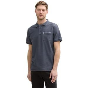 Tom Tailor - T-shirt - Korte Mouwen - Zwart - Katoen