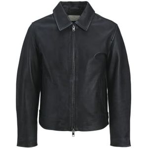 JACK & JONES Heren Jprccbryce Leather JKT, Grijs, L, grijs, L
