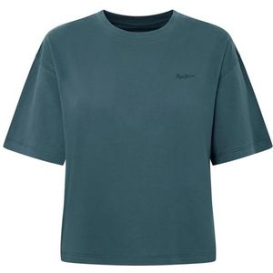 Pepe Jeans Billie T-shirt voor dames, Groen (Regent Groen), XS