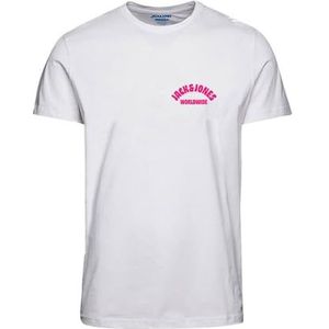 Jack & Jones JORMARBELLA Tee SS Crew Neck 2 FST, wit (bright white), XS