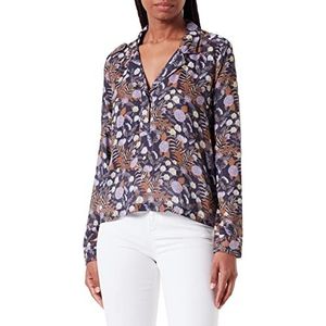 MUSTANG Dames Emma Floral AOP blouse, fieldflower ebony 12314, 34