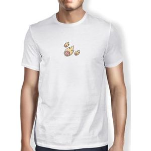 Green Fish Heren T-shirt, wit, L