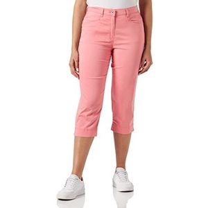 Caren Capri Super Light Cotton Modieuze, comfortabele zomercapri broek in vijf-pocket-stijl, koraalrood, 31W x 30L