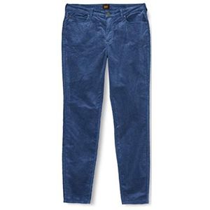 Lee Womens Scarlett High Corduroy Corduroys, Estate Blue, 27/29