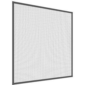 Mosquito Stop 23667 23667 vensterbank, aluminium frame, individueel verstelbaar, 120 x 150 cm, antraciet