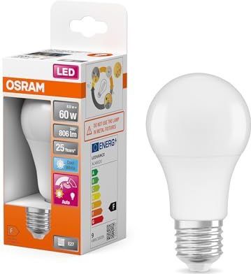 Osram - E27 LED Schemerschakelaar Lamp - 8.8W - 4000K - 220V/240V - 806Lm - 200°