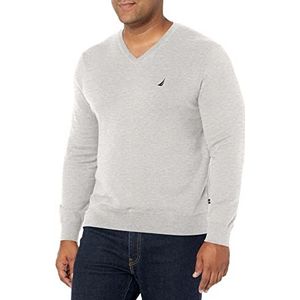 Nautica Men's V-Neck Sweater Grey Heather X-Large