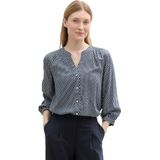 Tom Tailor - Blouse - All-over Motief - Loose Fit - Pure Viscose