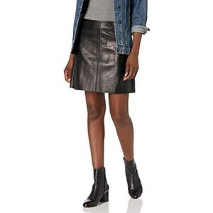 Armani Exchange Geplooide broek voor dames, knoopsluiting, recht been pak, Zwart, 38
