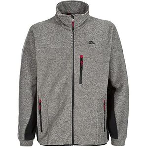 Trespass Jynx Mens fleece jas in grijs en zwart