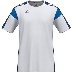 Erima Heren Celebrate 125 Functioneel T-shirt (1082509), wit/New Navy, L