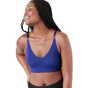 True & Co Dames True Body Triangle Convertible Strap BH, Laguna Blauw, XS