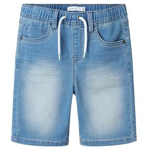 NAME IT jongensshorts, regular fit, blauw (light blue denim), 128