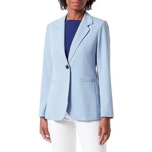 Kaffe Blazer Single Breasted Notch Lapel Regular Fit Jetted Pockets, Faded Denim, 38 NL