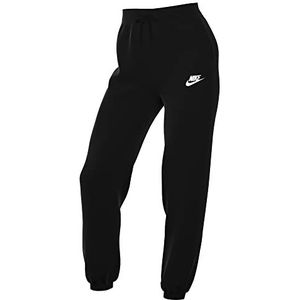 Nike Womens Pant Sportswear Club Fleece, Black/White, DQ5800-010, M-T