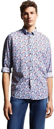 Bugatti - Casual Overhemd - Bloemenprint