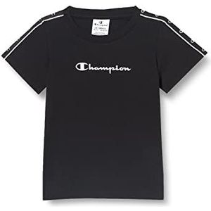 Champion T-shirt voor meisjes, zwart, 5-6 Jaar