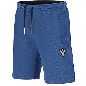 Macron Heren Athleisure Scc Tampa Licht Stretch Bermuda Blauw Avio Man, L, Blauwe Avio, L