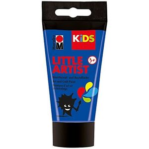 Marabu 03050002053 - KiDS Little Artist, kunstenaarskleur- en knutselverf, donkerblauw, 75 ml, veganistisch, droogt snel, voor kinderen vanaf 3 jaar