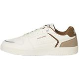 Sneakers - Zwart - Polyurethaan - Vetersluiting - Ronde Neus