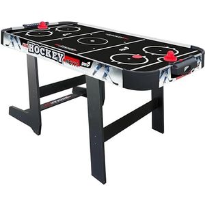 Sport1 Air Hockey Next Verticaal, inklapbare hockeytafel, Air Mini met 12V ventilator, ruimtebesparende airhockey tafel, afmetingen: 121 x 60 x 76 cm, 2 handgrepen en 2 schijven inbegrepen. Met