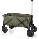 CAMPART TRAVEL HC-0910 Opklapbare Strandwagen / Bolderkar - 70 Kilogram Belastbaarheid met Tas