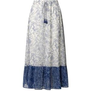 Pepe Jeans - PL901194 - Midi-rok - Blauw - Polyester