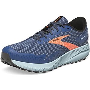 BROOKS Heren Divide 4 Sneaker, Blauw Navy Voetzoeker, 43 EU