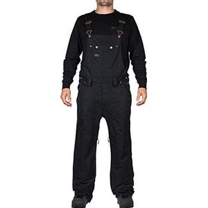 L1 Premium Goods 21 Jumpsuit voor heren, snowboardbroek, waterafstotend, ademend, zwart, XS