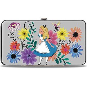 Buckle-Down - Portemonnee Scharnier Portemonnee - Alice in Wonderland Womens, Alice in Wonderland