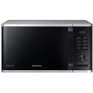 Samsung MG2AK3515AS/EG magnetron met grill, 800 W, 23 gaarruimte, 48,9 cm breed, Quick Defrost, 27 automatische programma's, zilver