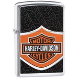 Zippo Harley Davidson aansteker, messing, design, 5,83,81,2