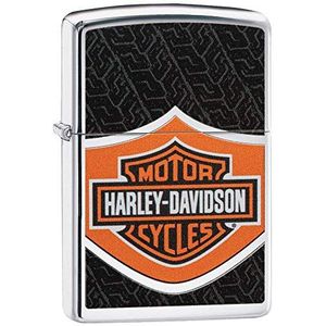 Zippo Harley Davidson aansteker, messing, design, 5,83,81,2