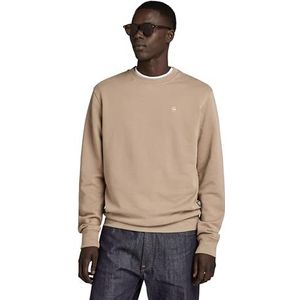 G-STAR RAW Heren Overdyed Regular R Sw Sweater, Bruin (Renaissance Dk Toggee Gd D23941-d249-d919), XS