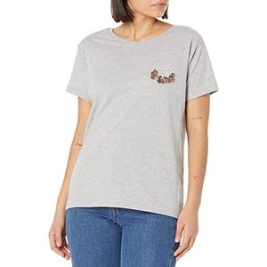 Roxy Boyfriend Crew T-shirt voor dames, Erfgoed Heather 1, S
