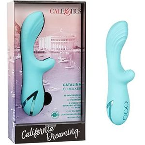 California Exotic Novelties Dromende Catalina Climaxer perfect formaat roterende massager met getextureerde Teaser