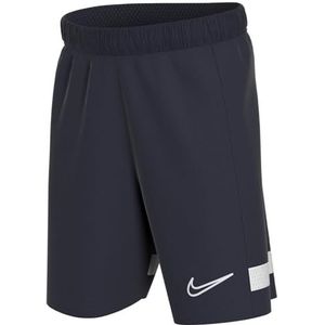 Nike Unisex Dri-fit Academy Sport Shorts voor kinderen, obsidiaan/koningsblauw/wit/wit, XS