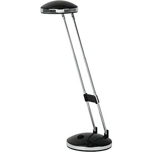Office Products 13050321-05 bureaulamp led-tafellamp 3 W/inklapbaar/kleur: zwart / 1 stuk/warmwit (2700 K) / 80% minder energieverbruik dan bij klassieke lamp